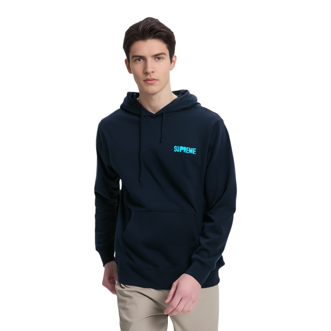 Худи Supreme Restless Youth Hooded Sweatshirt (черный) — фото 6