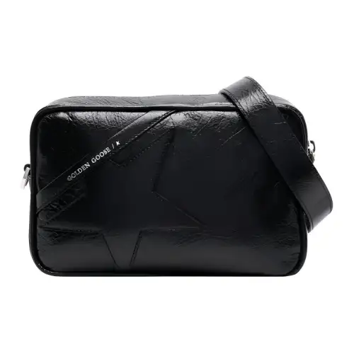 Star leather shoulder bag