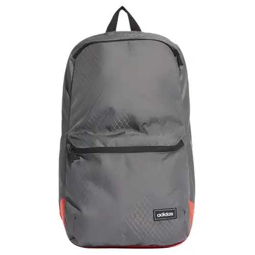 Adidas Polyester Backpack Regular Unisex Gray