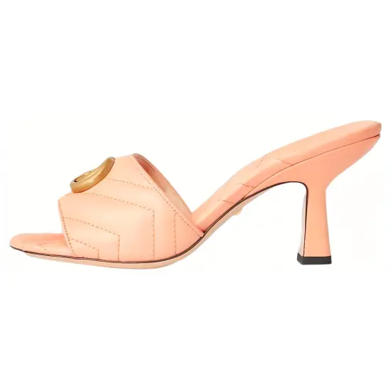 GUCCI Slide Slippers Women's Pink