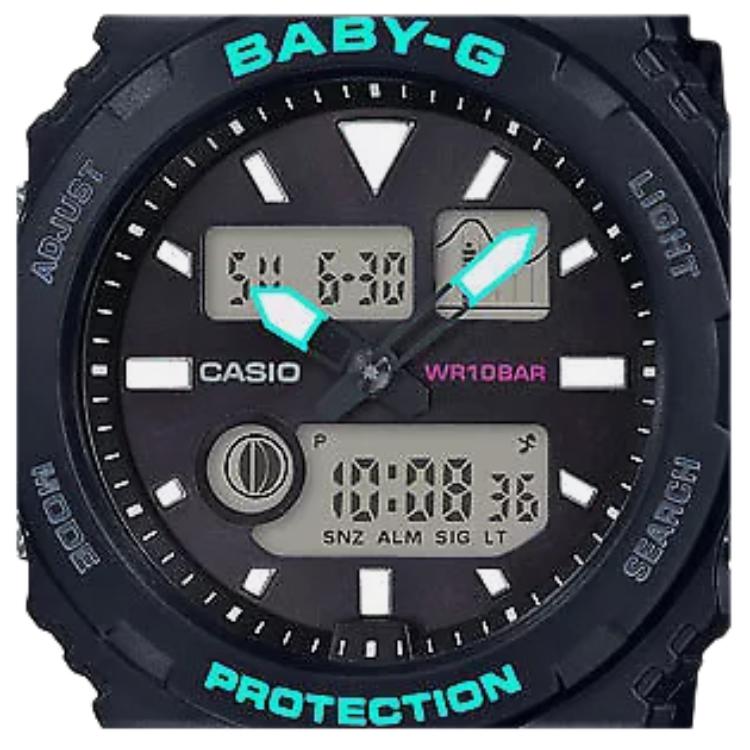 Женские часы Casio Baby-G (черные) — фото 4