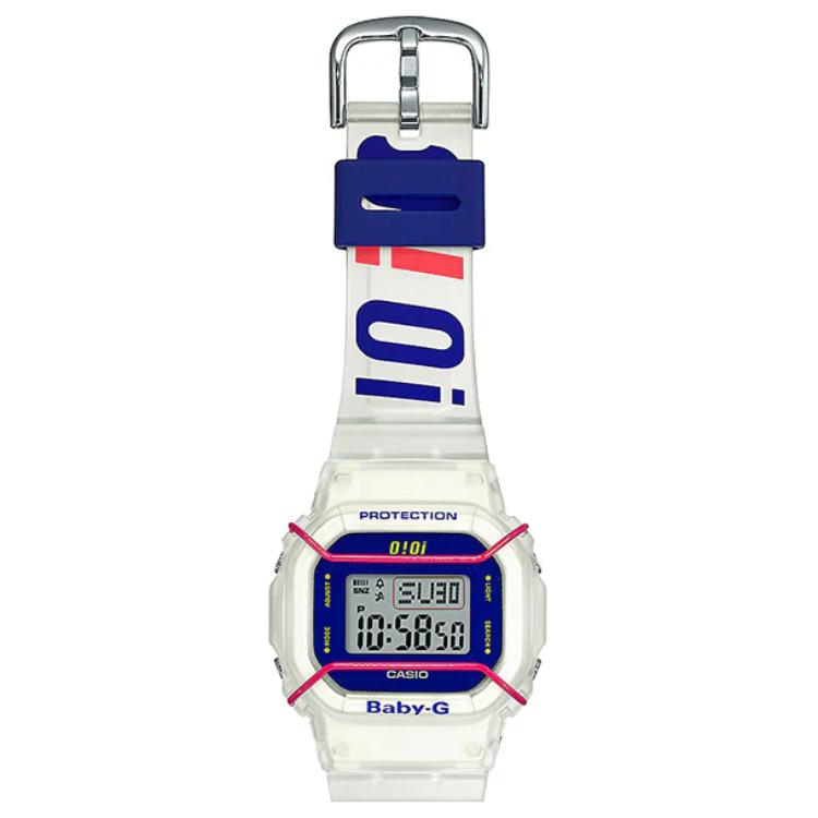 Женские часы Casio Baby-G (серо-белые) — фото 5