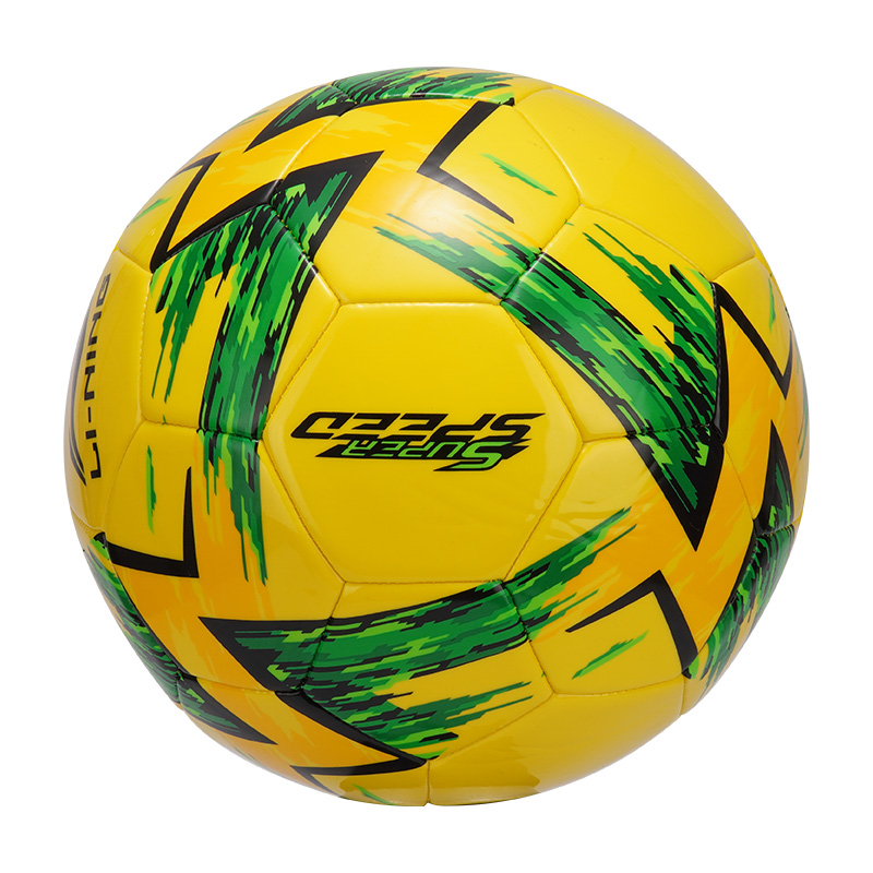 Li Ning Size 4 5 Size Soccer Ball Machine Stitched Soccer Ball Unisex Yellow