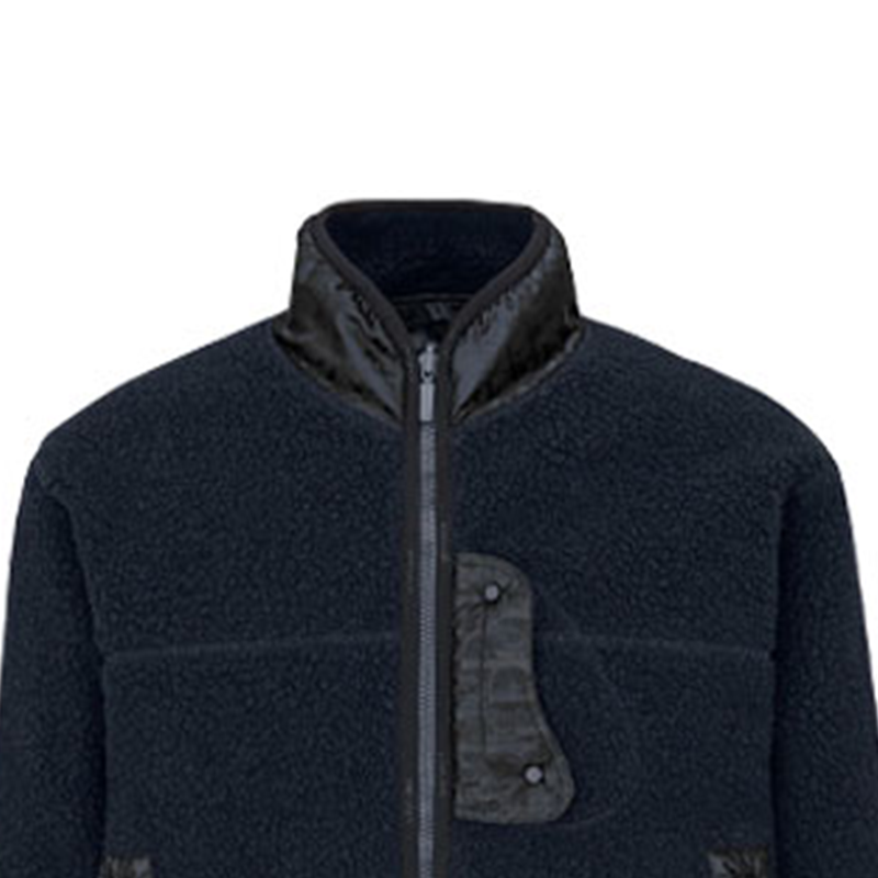 Мужская куртка Dior Stand Collar Jacket (темно-синяя) — фото 6