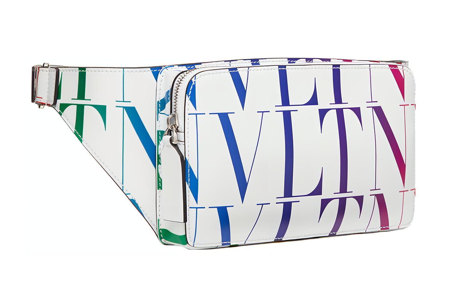 Мужская сумка Valentino (белая) — фото 2