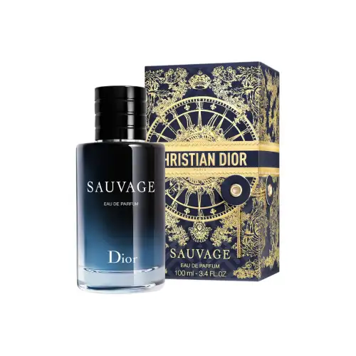 DIOR Dior 2024 Christmas Limited Wilderness Men's Perfume Gift Box Fougere Oriental Fragrance Perfume EDP 100ml Bergamot Vanilla