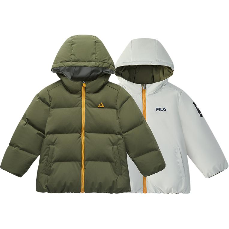 Подростковый пуховик Fila KIDS (серый) — фото 2