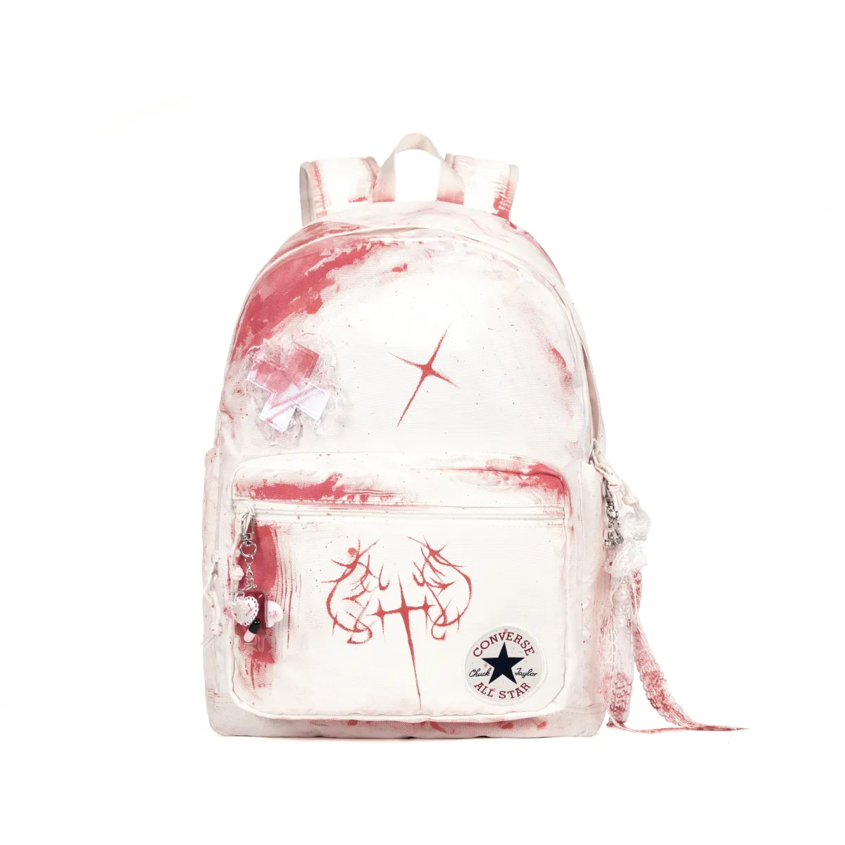 Converse Polyester Backpack Regular Unisex Red White