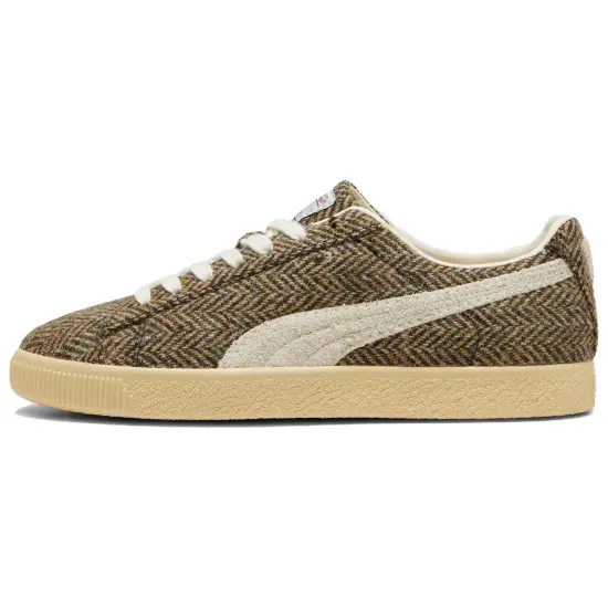 PUMA Clyde Harris Tweed Chamomile Sugared Almond