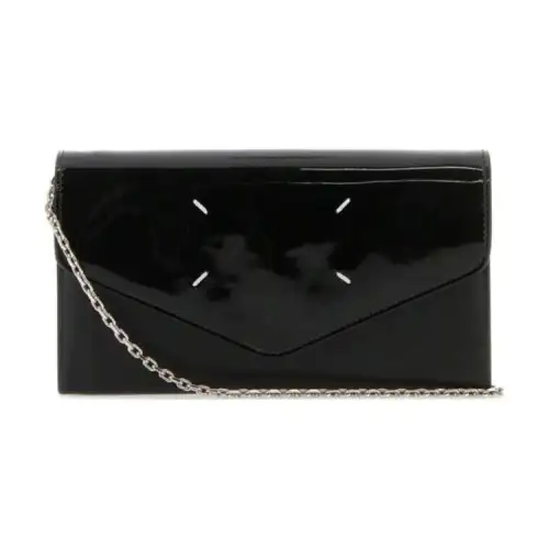 Maison Margiela Cow Leather Wallet Medium Women's Black