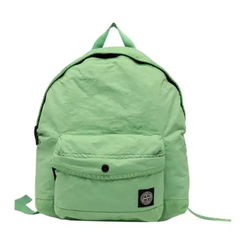 STONE ISLAND Polyester Backpack Kids' Light Green