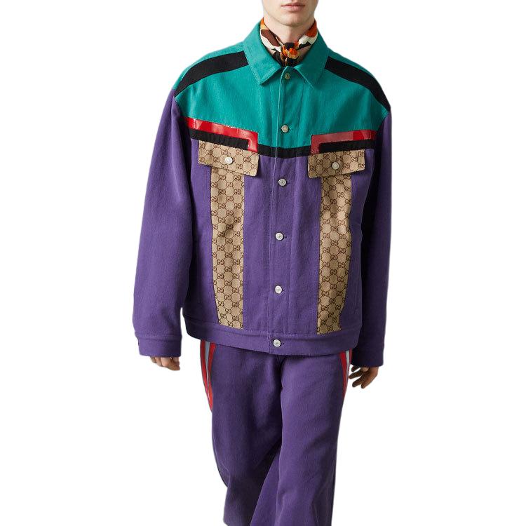Мужская куртка Gucci (фиолетовая) — фото 3
