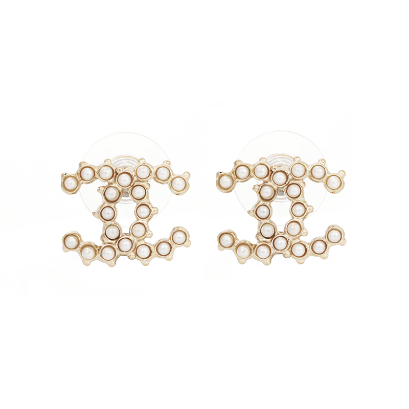 Женские серьги Chanel (золотистые)