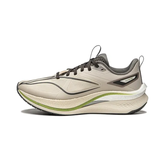 LINING Red Hare 7 Pro Running Shoes Women's Low-Top Oat Gray/Rock White Gray