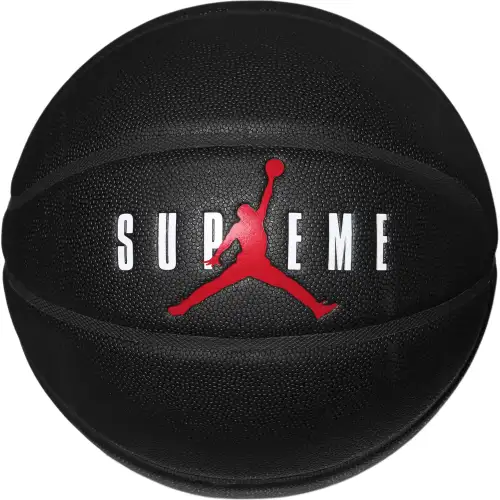 Jordan X Supreme Basketball Composite Leather Durable Portable Comfortable Black No. 7 Training