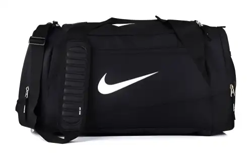 Nike Polyester Portable Crossbody Gym Bag Medium Unisex Black