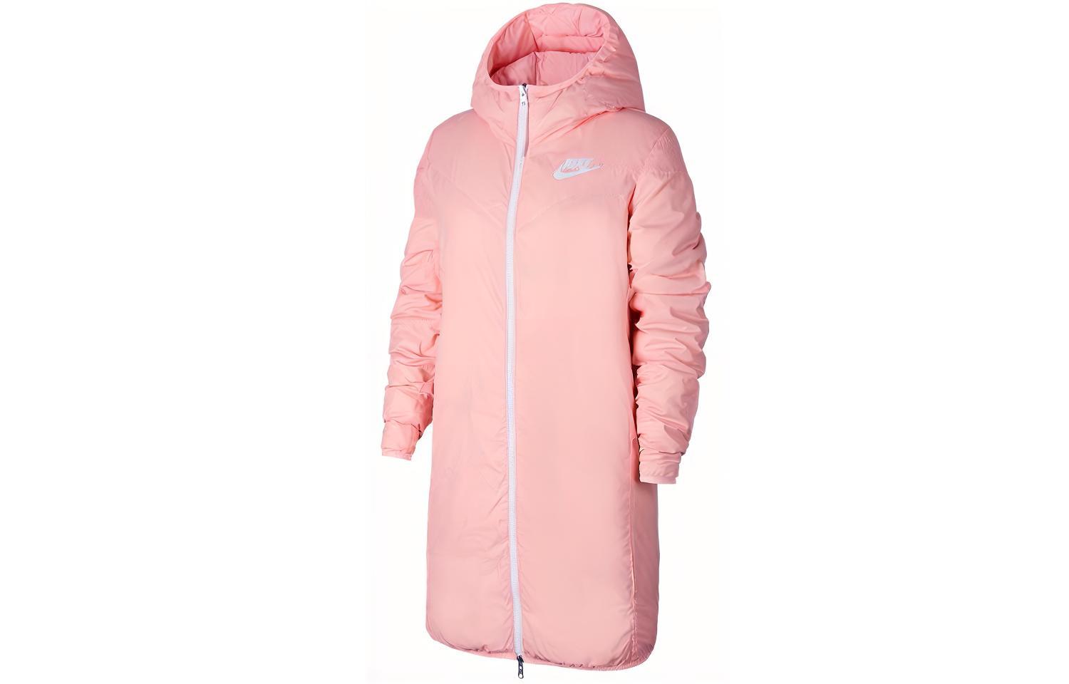 Женская куртка Nike Sportswear Windrunner (красная) — фото 2