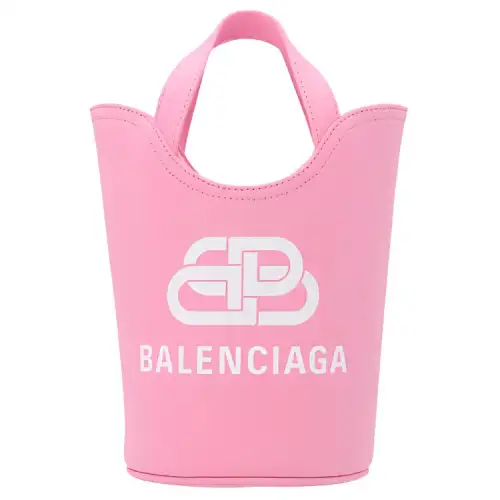 Balenciaga Cotton Bucket Bag, Tote Bag, Shopping Bag, Handbag Women's Pink