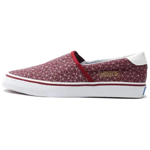 Adidas Originals Adidrill Vulc Slip Resistant Abrasion Resistant Low top Casual Shoes Unisex Red