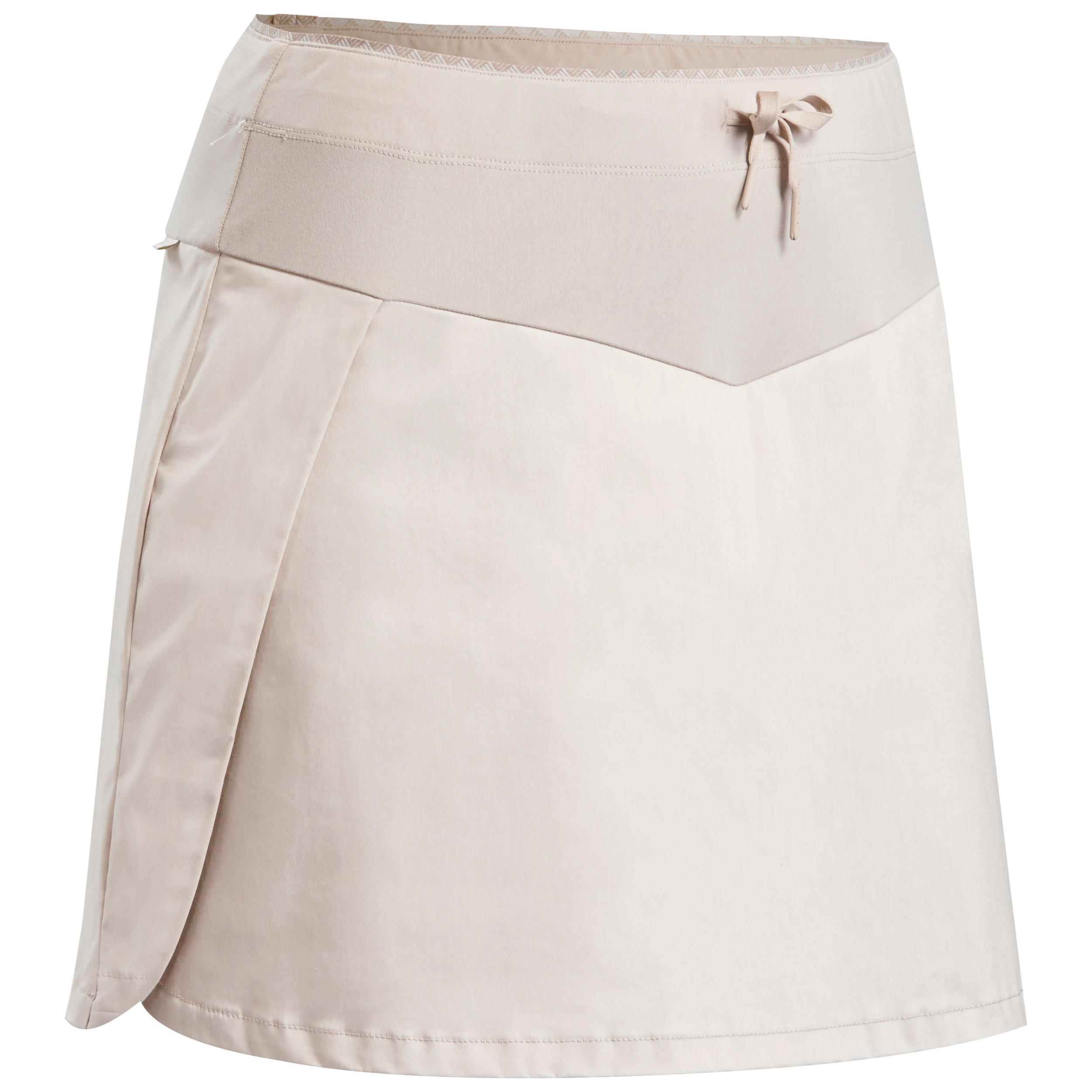 Decathlon DECATHLON NH500 QUECHUA Solid Color Lightweight, Comfortable, Breathable, Quick-Drying Casual Shorts Women's Light Chalk Gray