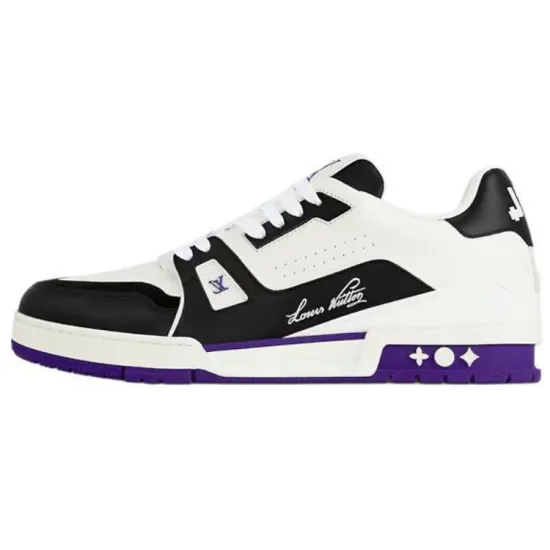 LOUIS VUITTON Trainer Skateboard Shoes Women's Low-Top Purple