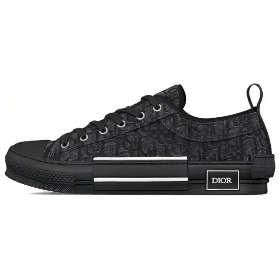 DIOR B23 Skateboard Shoes Men Low-Top Black