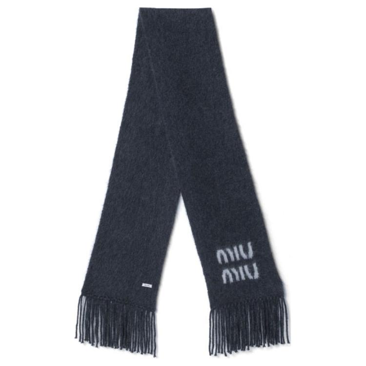Шарф MIU MIU MIU (синий)