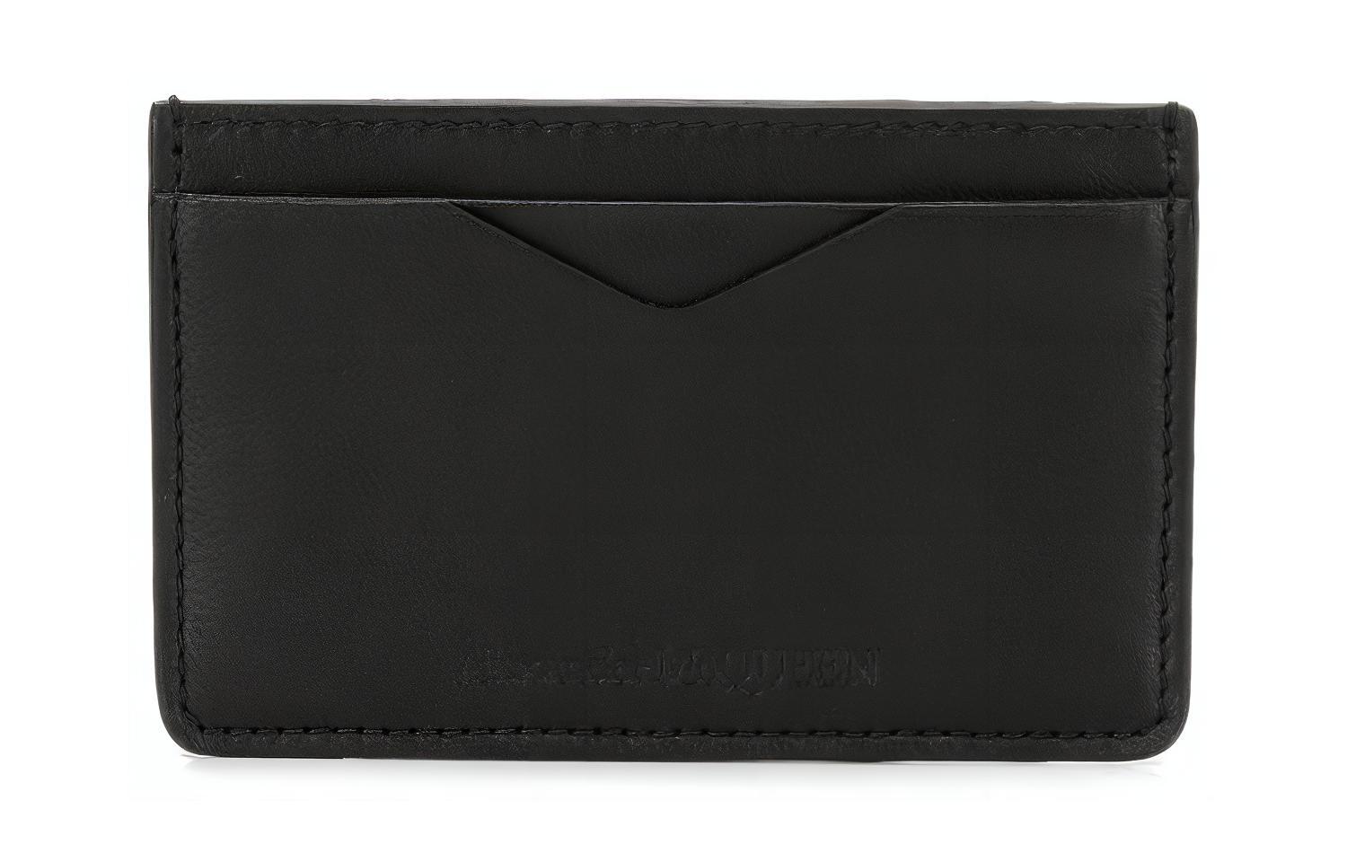 Мужская сумка Alexander McQueen Cardholder (черная) — фото 2