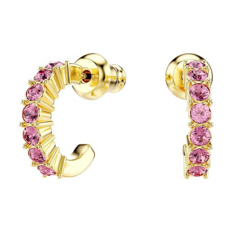 Женские серьги Swarovski Конго (розовые)