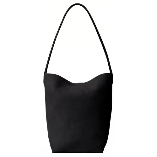 THE ROW N/S Park Suede Tote Bag, Shopping Bag, Shoulder Bag, Handbag Medium Women's Black