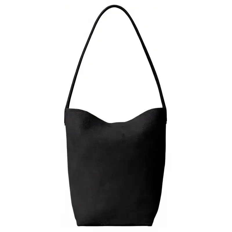 THE ROW N/S Park Suede Tote Bag, Shopping Bag, Shoulder Bag, Handbag Medium Women's Black