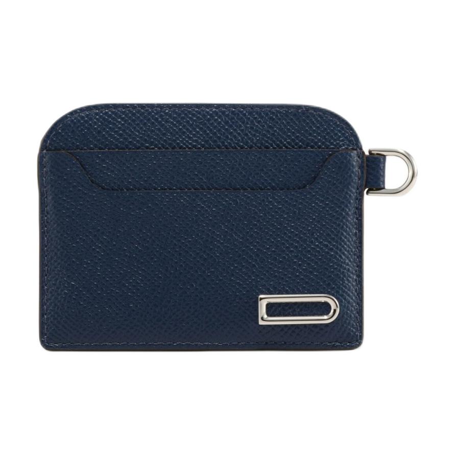 Delvaux Vagabond Alpina золотой металлический Аксессуары с несколькими слотами, небольшая поверхность зерна кожаный Карта пакет женский темно голубой