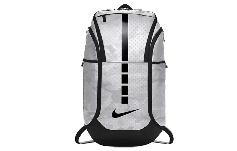 Nike Polyester Backpack Regular Unisex Silver Gray