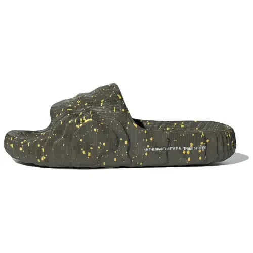 Adidas Adilette 22 Slide 'Olive Strata Spark Speckled'