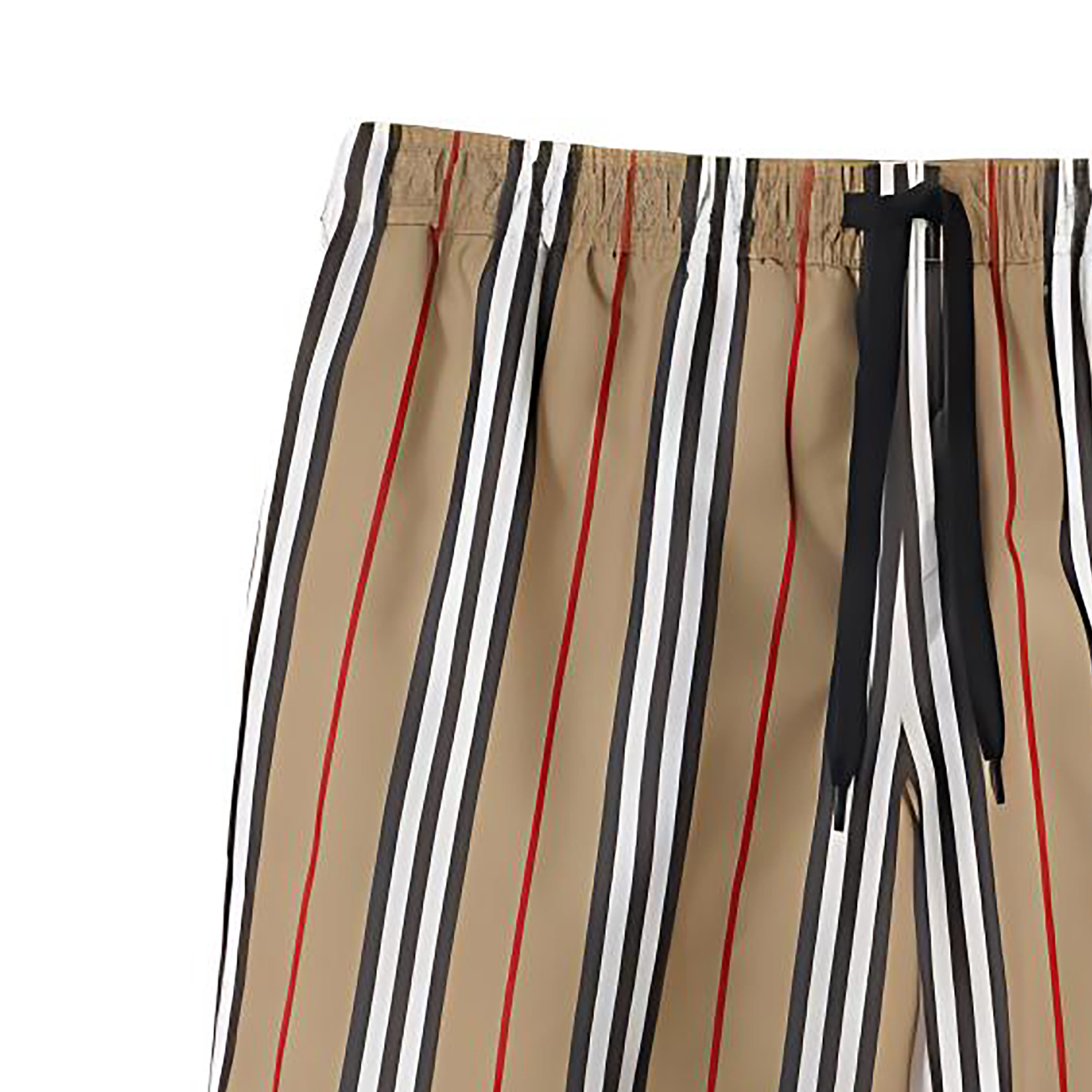 Burberry Striped Check Print Swim Shorts
