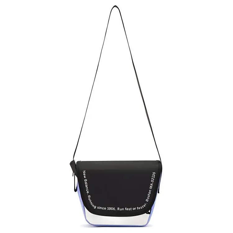 New Balance Fabric Shoulder Bag, Crossbody Bag Regular Unisex Black