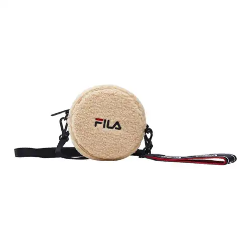 FILA Athleisure Polyurethane Handheld Shoulder Bag, Crossbody Bag Regular Women's Light Brown
