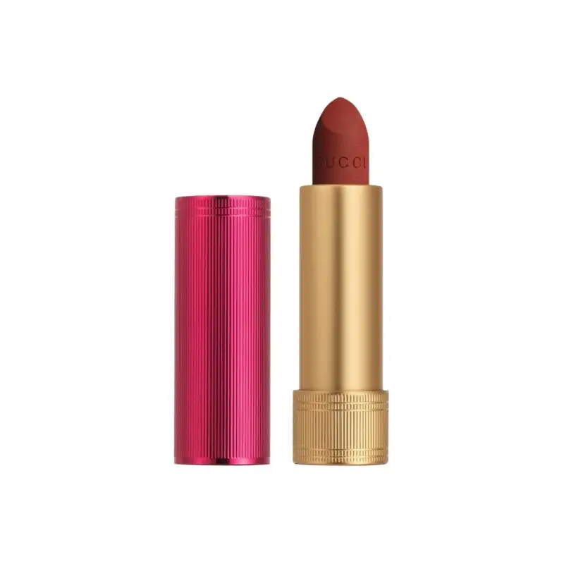 GUCCI Gucci Golden Velvet Lipstick Christmas Limited Powder Tube Color Velvet Mist Lipstick Matte Easy to Color Natural #505