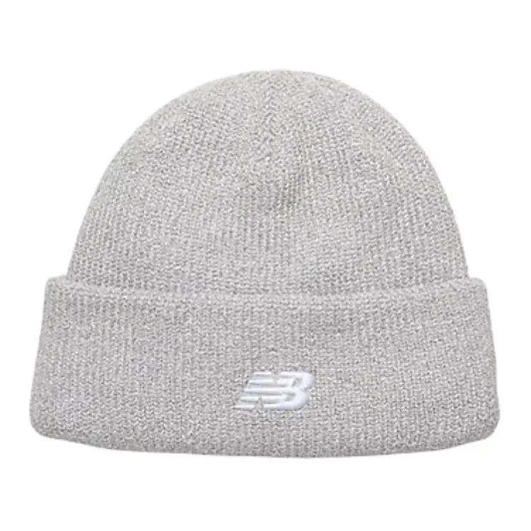 New Balance Recycled Polyester Yarn Beanies Unisex Gray