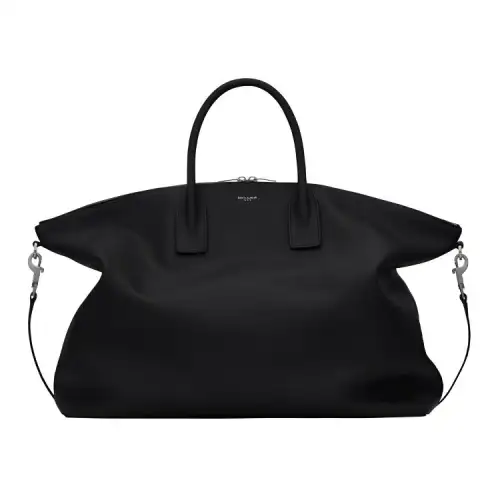 SAINT LAURENT YSL Grain Leather Shoulder Bag, Crossbody Bag, Handbag Men's Black