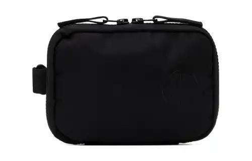 STONE ISLAND Polyamide Pendant Coin Purse Men's Black
