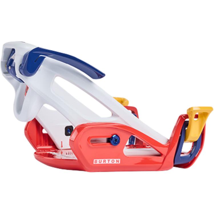 BURTON 24/25 STEP On GROM Ski Bindings Kids’ Red Blue White