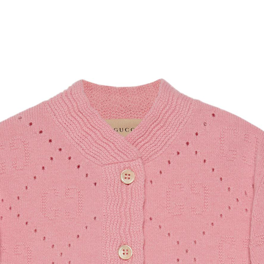 Женская кофта Gucci SS23 (розовая) — фото 3