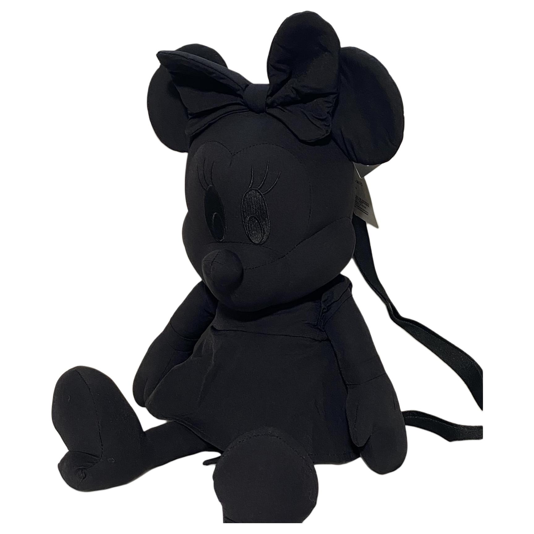 UNIQLO Uniqlo, Disney, foldable black one-shoulder bag with zipper, polyester