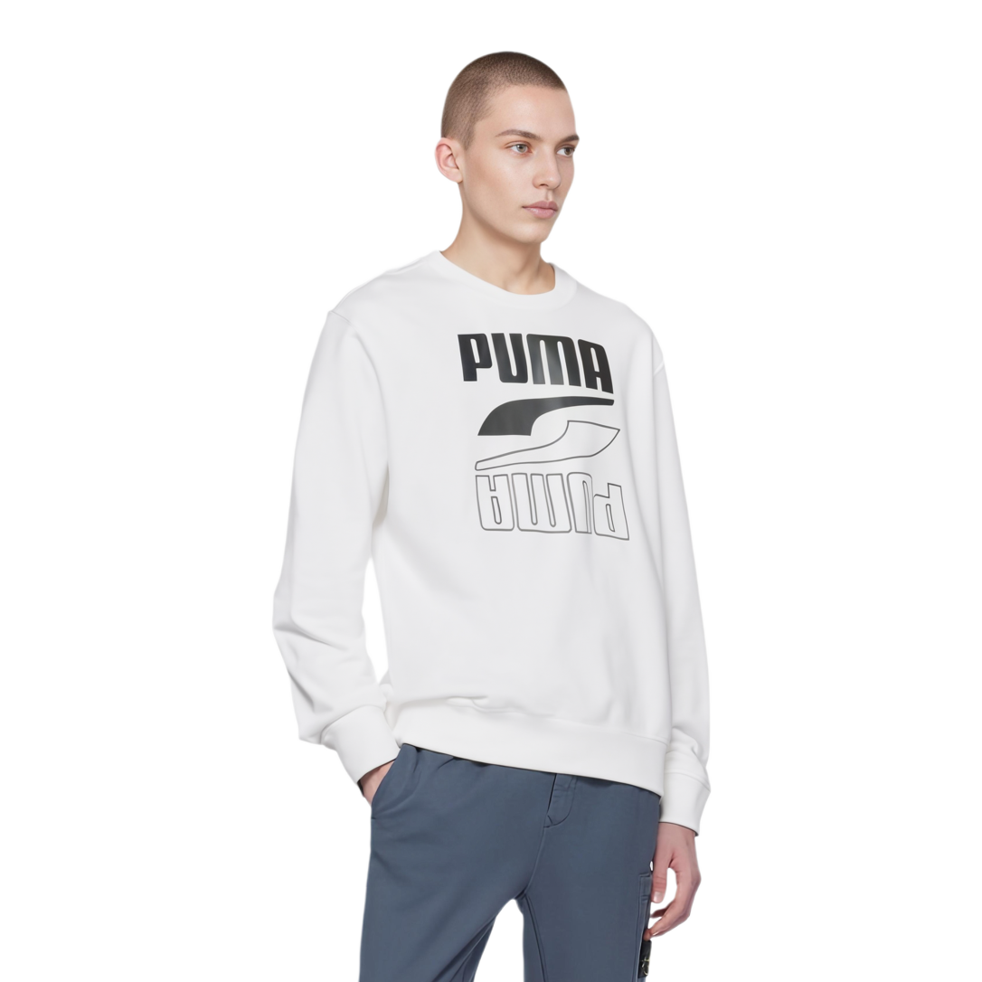 Мужское худи PUMA (белое) — фото 3
