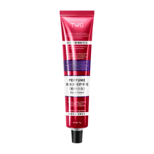 TWG Soft moisturizing perfume, demi-season fragrant hand cream strongly flavoured with jasmine contains rose, honey fragrance, against cracks, 75g