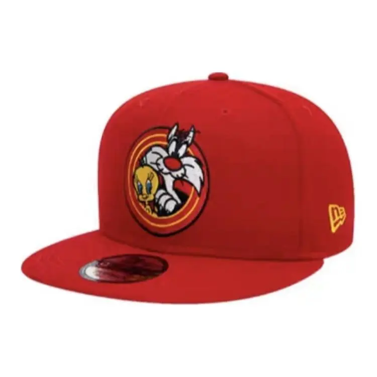 New Era Cotton Polyester Baseball Caps Unisex Red