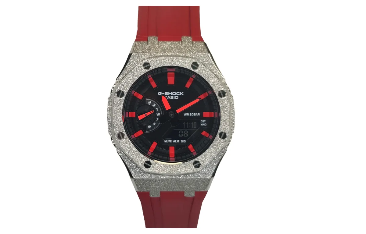 CASIO Men Liquid Crystal/Analog Dual Display Series 44mm Black Watch