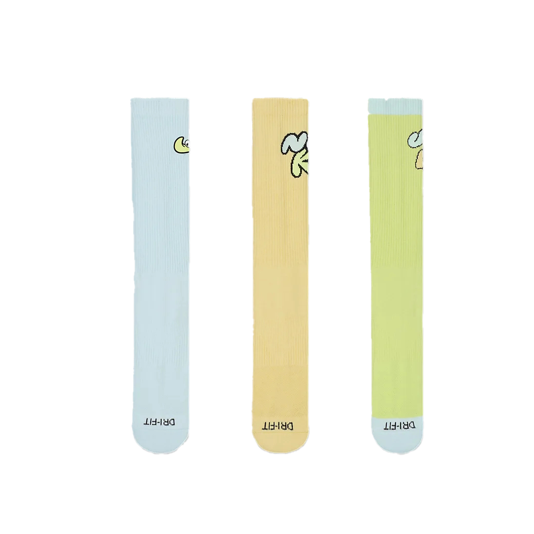 Nike Crew Socks Unisex 3 Pack Multicolor