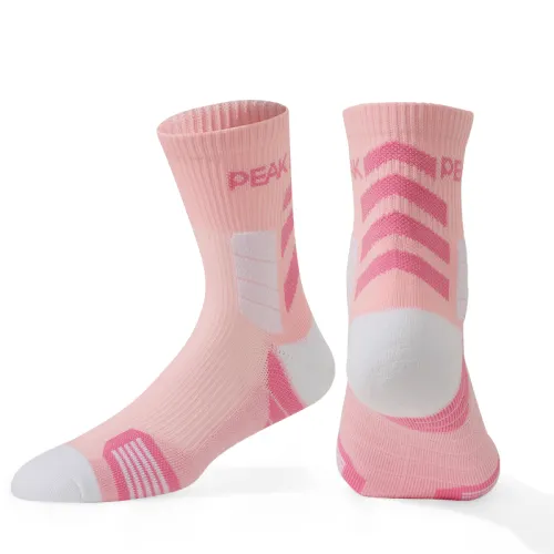 Peak Refreshing Sports Series High-top Practical Training Running Fitness Non-Slip Wear-Resistant Basketball Socks Same Style for Men and Women Multiple Specifications Available